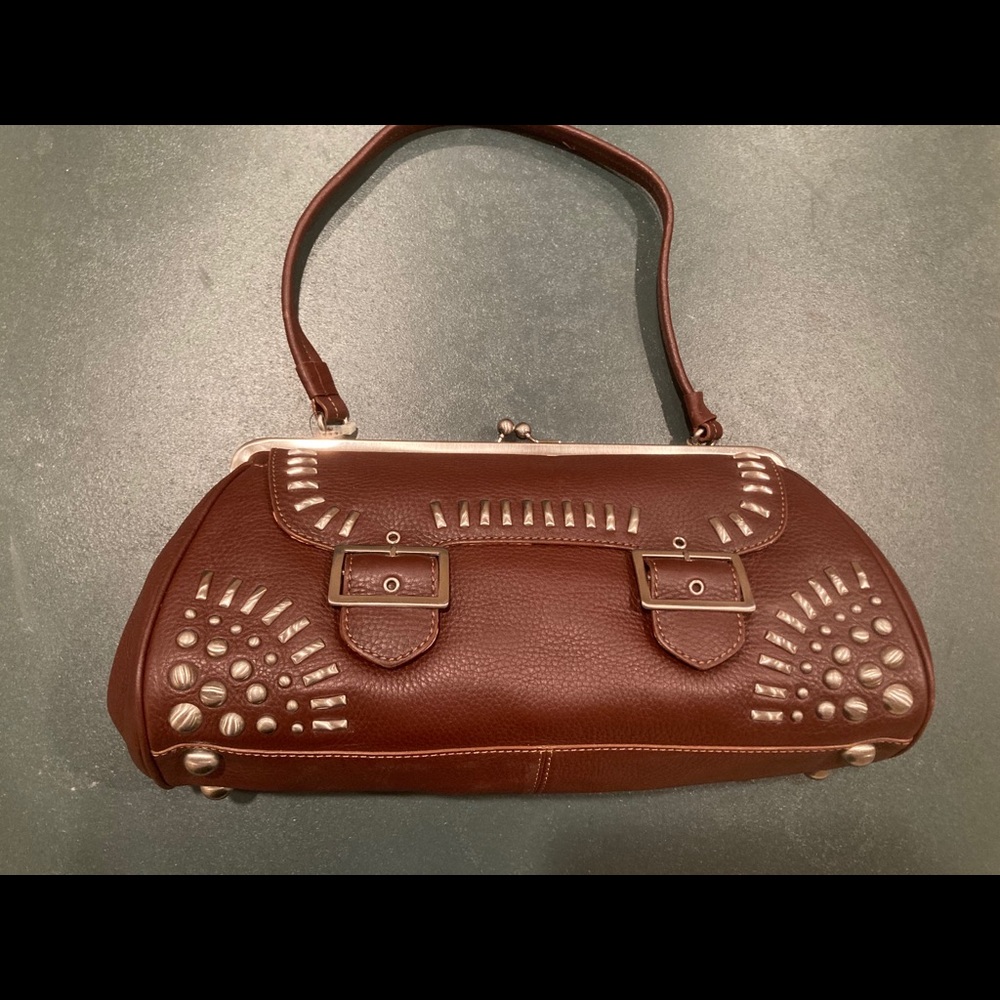 New Maximum leather bag with tags